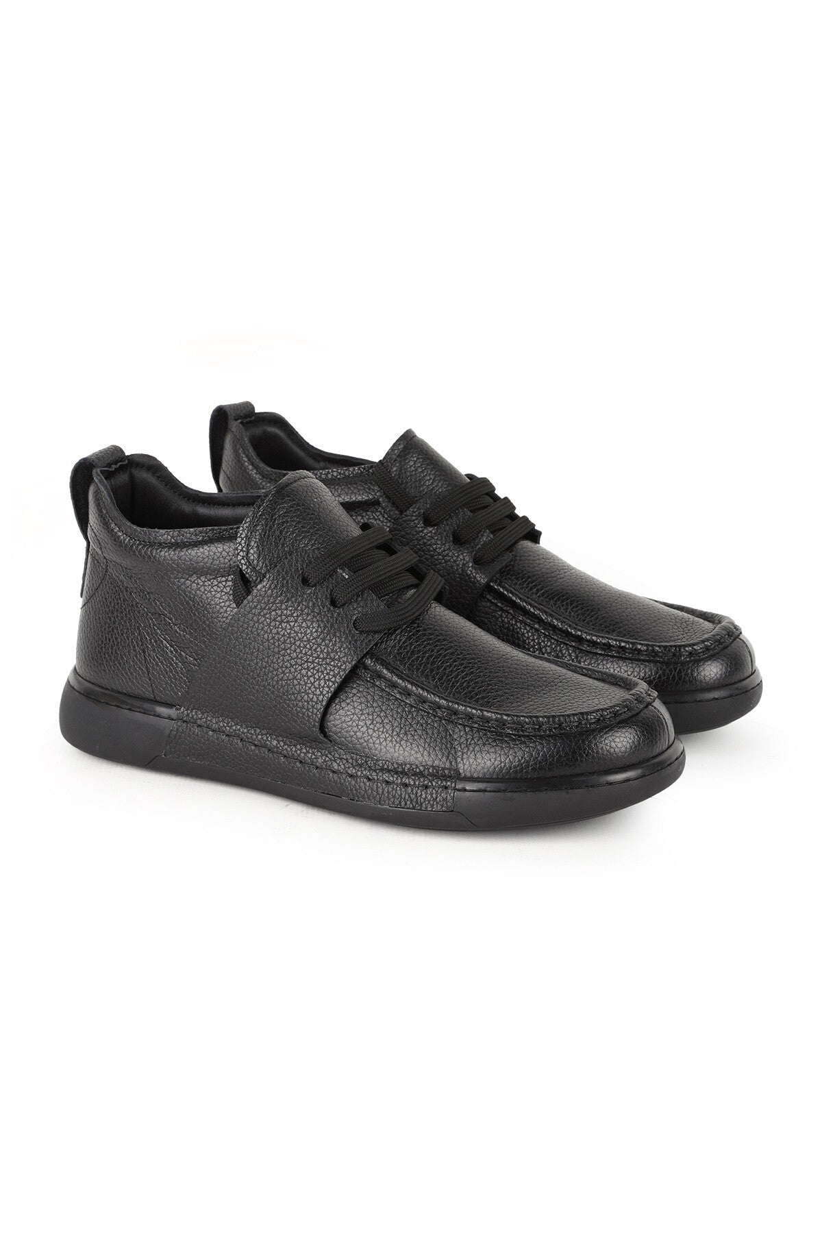 L5756 City Chukka - Mid-Cut Men's Leather Fur Boots - MALLTURK