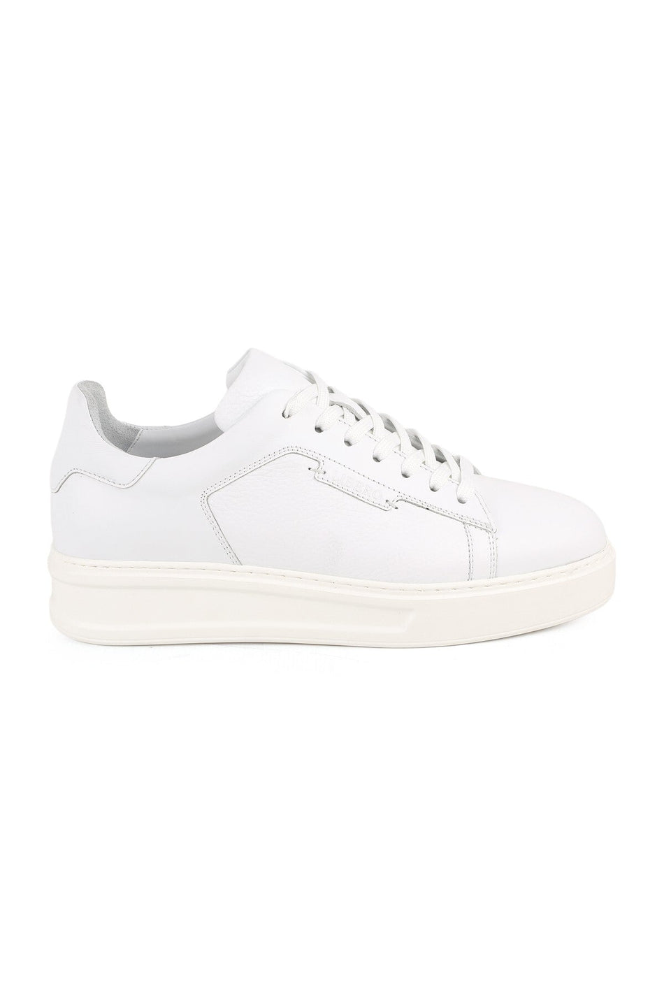 L5770 Genuine Leather Ultra Lightweight Thick EVA Sole Lace-Up Men's Sneakers Casual Shoes - MALLTURK
