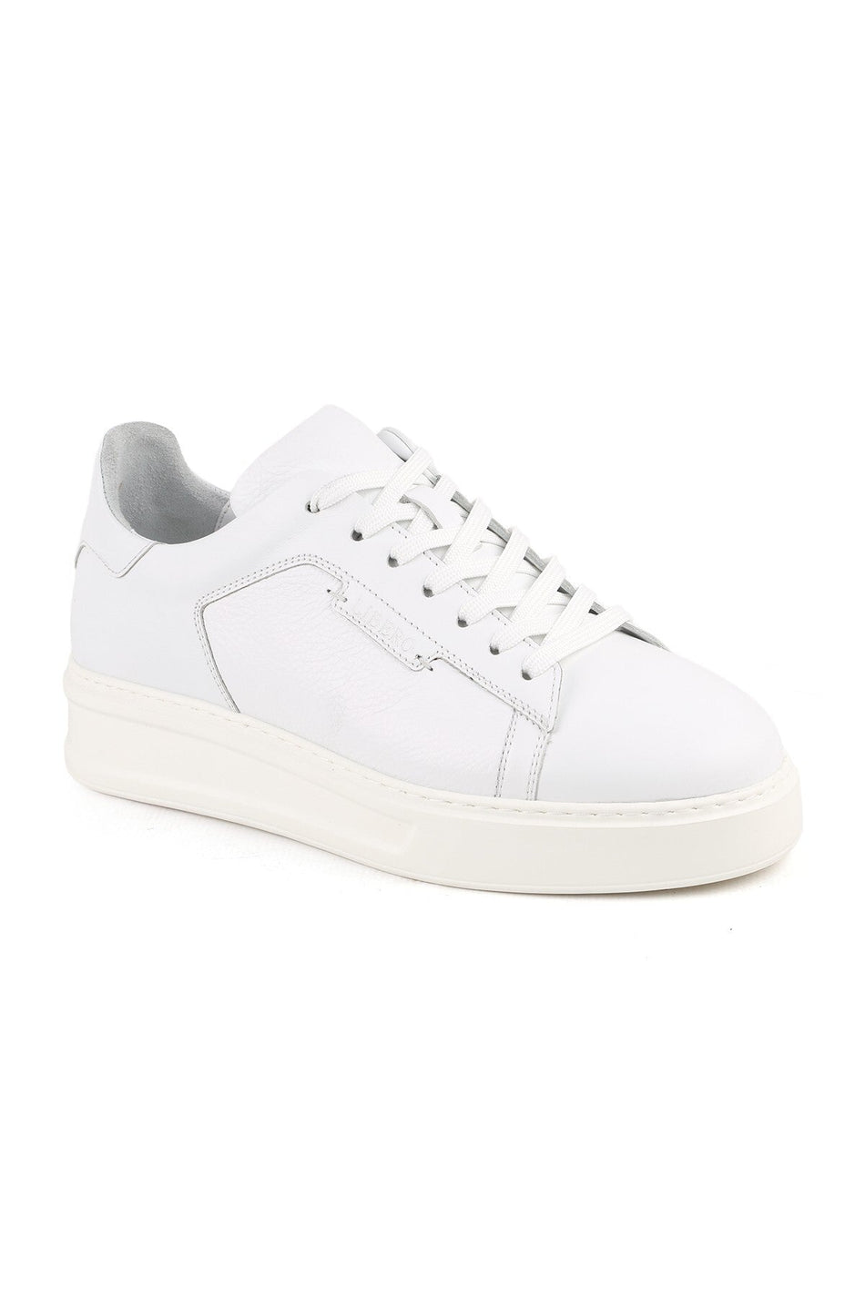 L5770 Genuine Leather Ultra Lightweight Thick EVA Sole Lace-Up Men's Sneakers Casual Shoes - MALLTURK