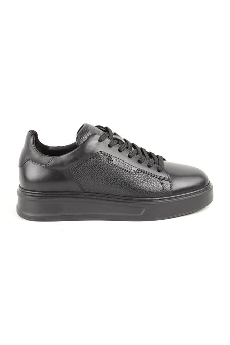L5770 Genuine Leather Ultra Lightweight Thick EVA Sole Lace-Up Men's Sneakers Casual Shoes - MALLTURK
