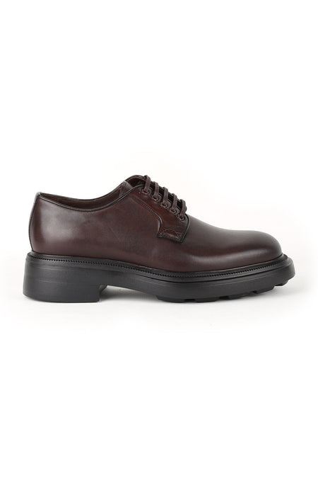L5783 Business Men's Leather Classic Shoes Brown - MALLTURK