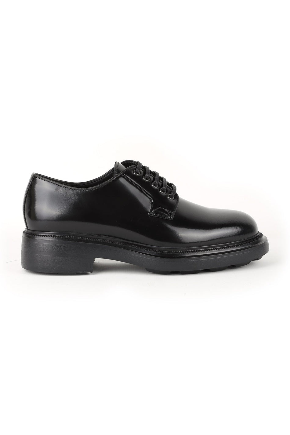 L5783 Business Men's Open Leather Classic Shoes Black - MALLTURK