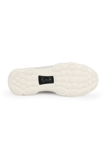 L6032 Men's Genuine Antique Leather Laser Geometric Printed Capsule Sole Casual Sneaker - MALLTURK