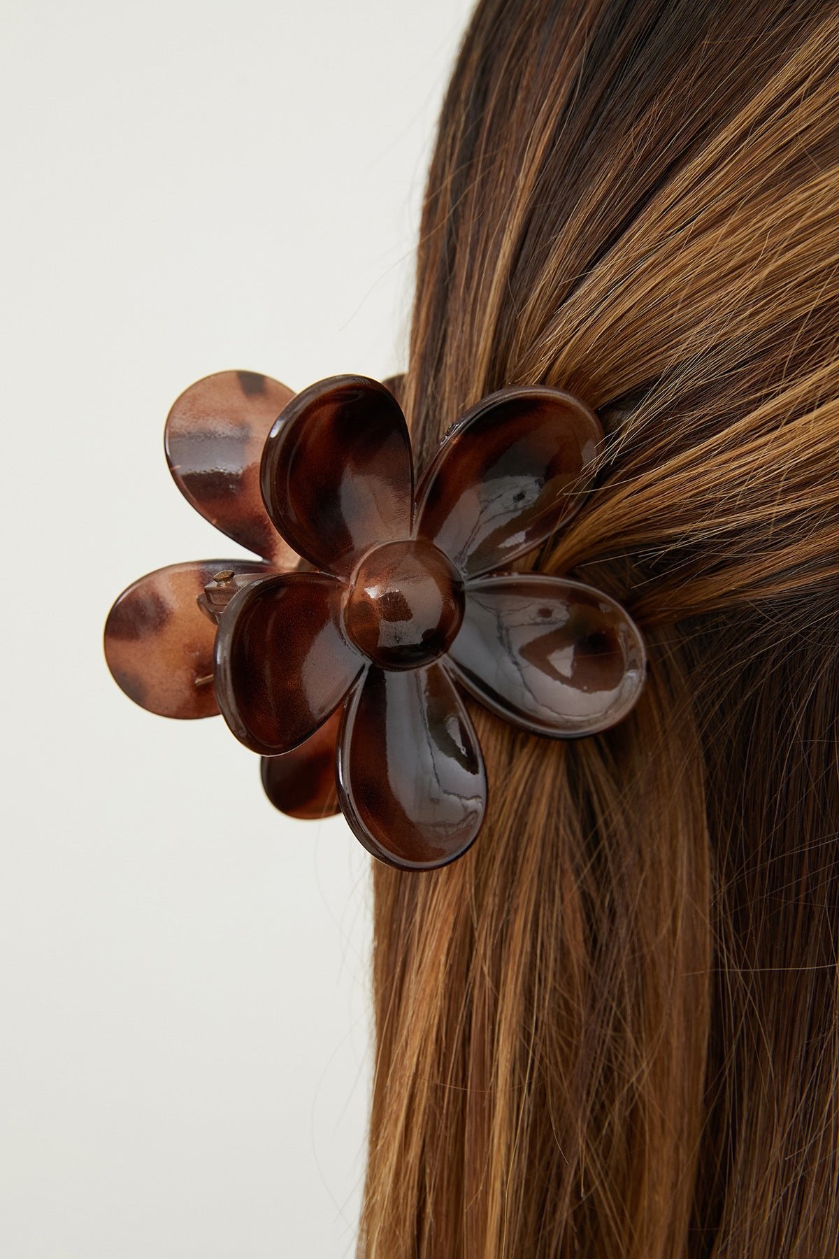 Leopard Patterned Flower Clasp Buckle - MALLTURK