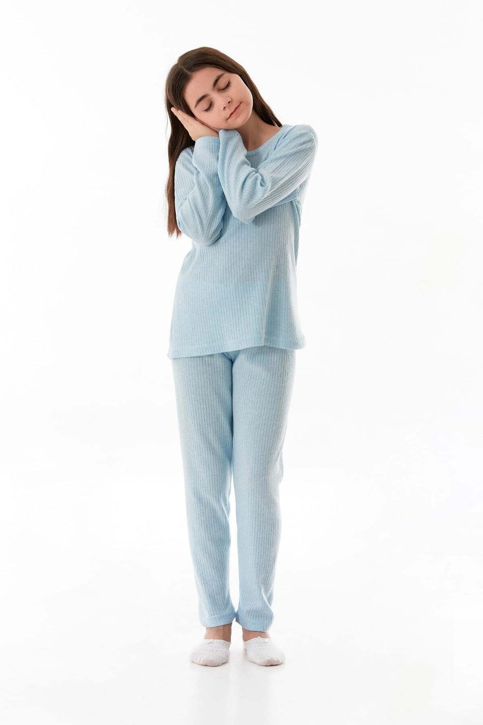 Let Love We Printed Girl's Pajama Set - MALLTURK