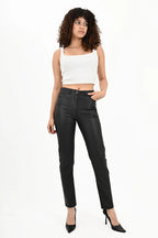 100% Genuine leather women's trousers