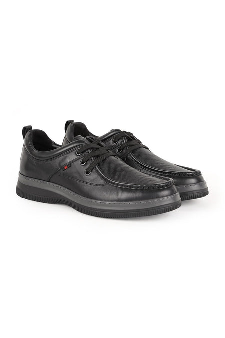 Libero H1092 Men's Genuine Antique Leather Loafer with Stitched Lightweight Eva Sole Casual Shoes - MALLTURK