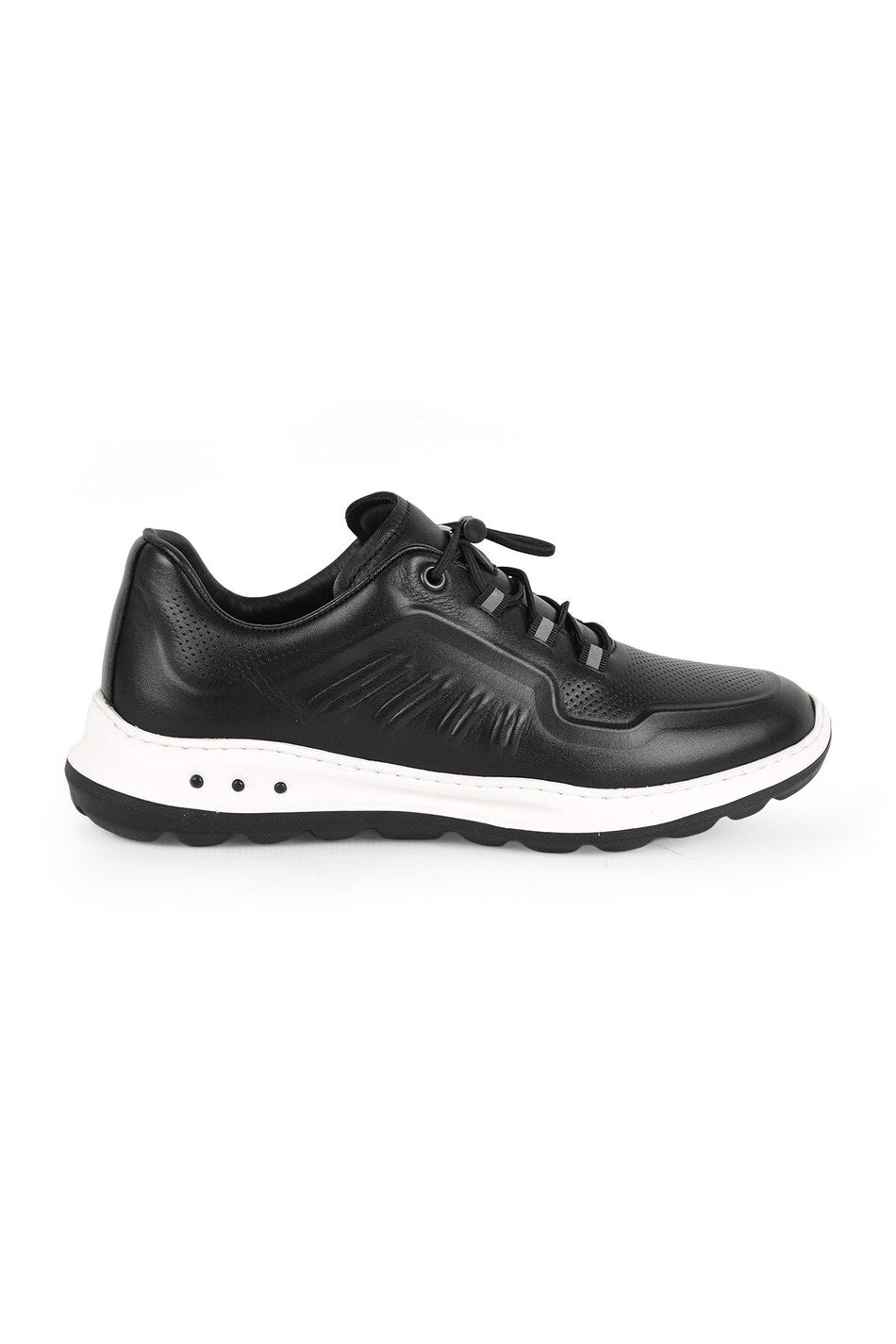 Libero H1133-1 Erkek Hakiki Antik Deri Stoperli Bağcıklı Hafif EVA Taban Sneaker - MALLTURK