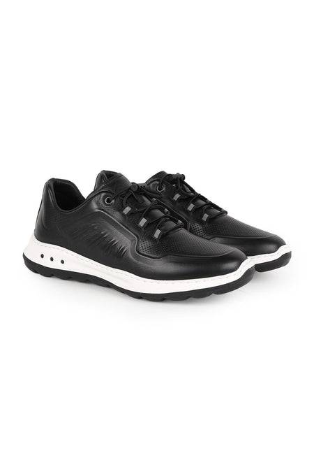 Libero H1133-1 Erkek Hakiki Antik Deri Stoperli Bağcıklı Hafif EVA Taban Sneaker - MALLTURK