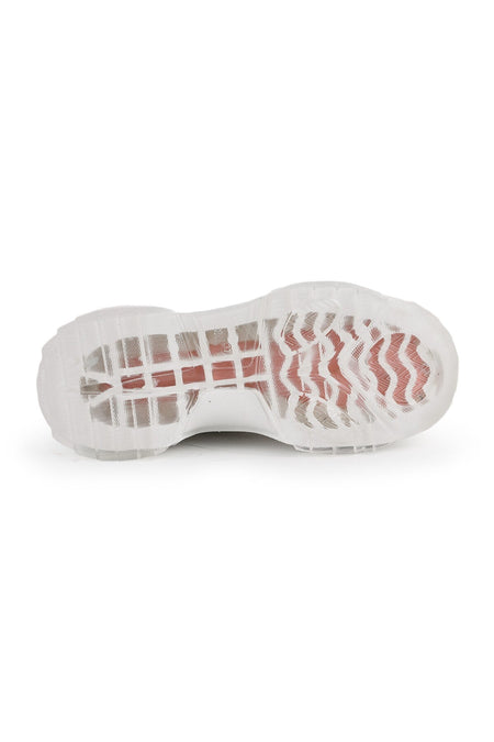 Libero L083.65137 Gri Hakiki Deri Kadın Sneaker Yüksek Tabanlı Rahat Spor Ayakkabı - MALLTURK