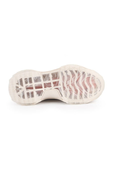 Libero L083.65137 Gri Hakiki Deri Kadın Sneaker Yüksek Tabanlı Rahat Spor Ayakkabı - MALLTURK