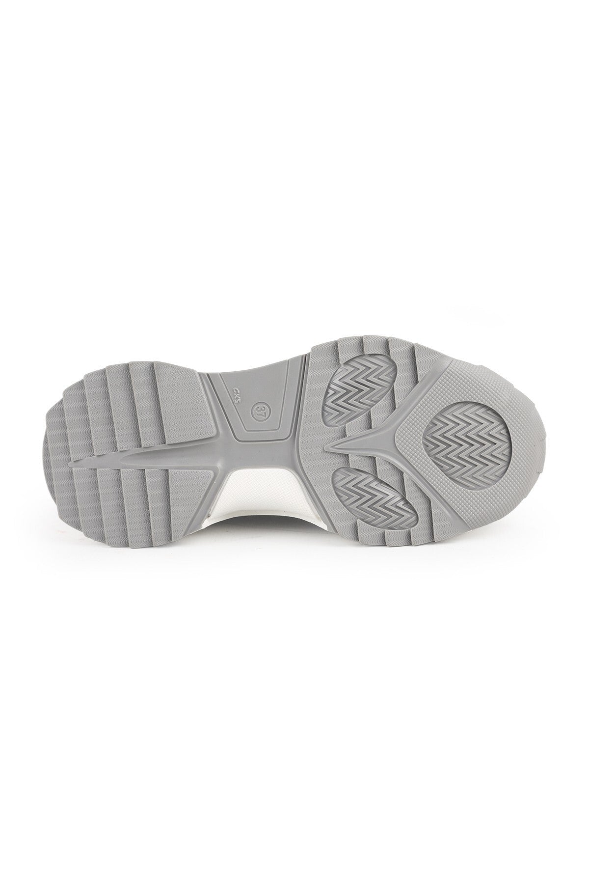Libero L083.65137 Gri Hakiki Deri Kadın Sneaker Yüksek Tabanlı Rahat Spor Ayakkabı - MALLTURK