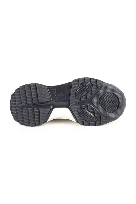 Libero L083.65160 Beyaz Gümüş Hakiki Deri Kadın Sneaker Yüksek Tabanlı Rahat Spor Ayakkabı - MALLTURK