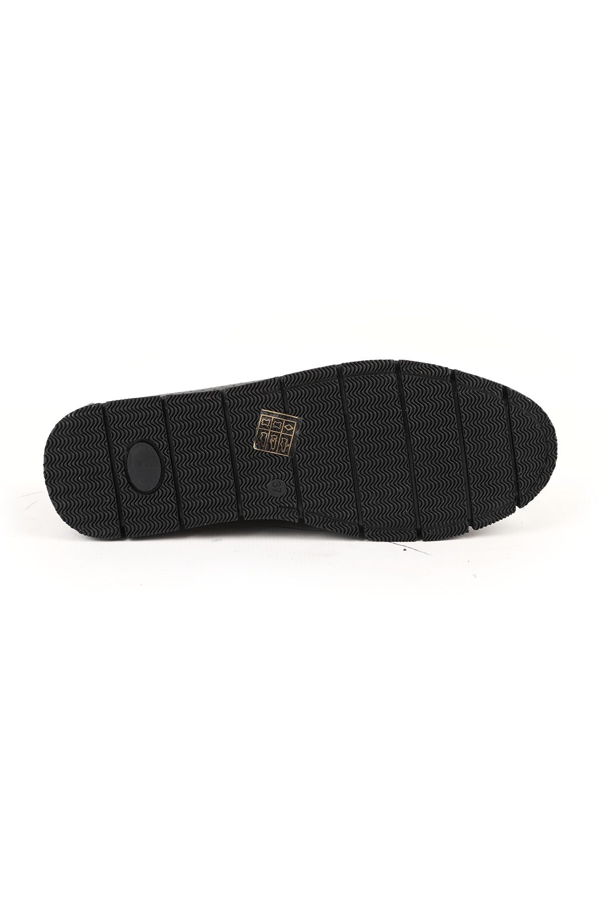 Loafer Shoes Laser Cut Perforated Metal Buckle Moccasin Stitched Flexible Eva Sole Daily L076.2500-1 - MALLTURK