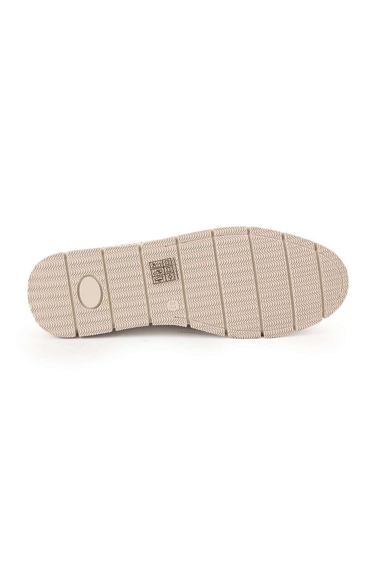 Loafer Shoes Laser Cut Perforated Metal Buckle Moccasin Stitched Flexible Eva Sole Daily L076.2500-1 - MALLTURK