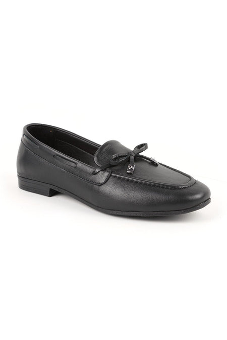 Loafer Shoes, Moccasin Stitched, Bowknot, Antique Look, Stylish, Office, Daily, Comfortable, Thermo Sole 081.25216 - MALLTURK