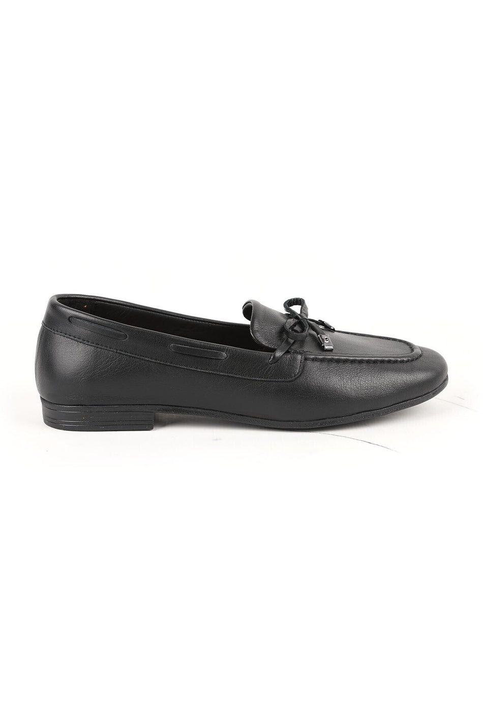 Loafer Shoes, Moccasin Stitched, Bowknot, Antique Look, Stylish, Office, Daily, Comfortable, Thermo Sole 081.25216 - MALLTURK