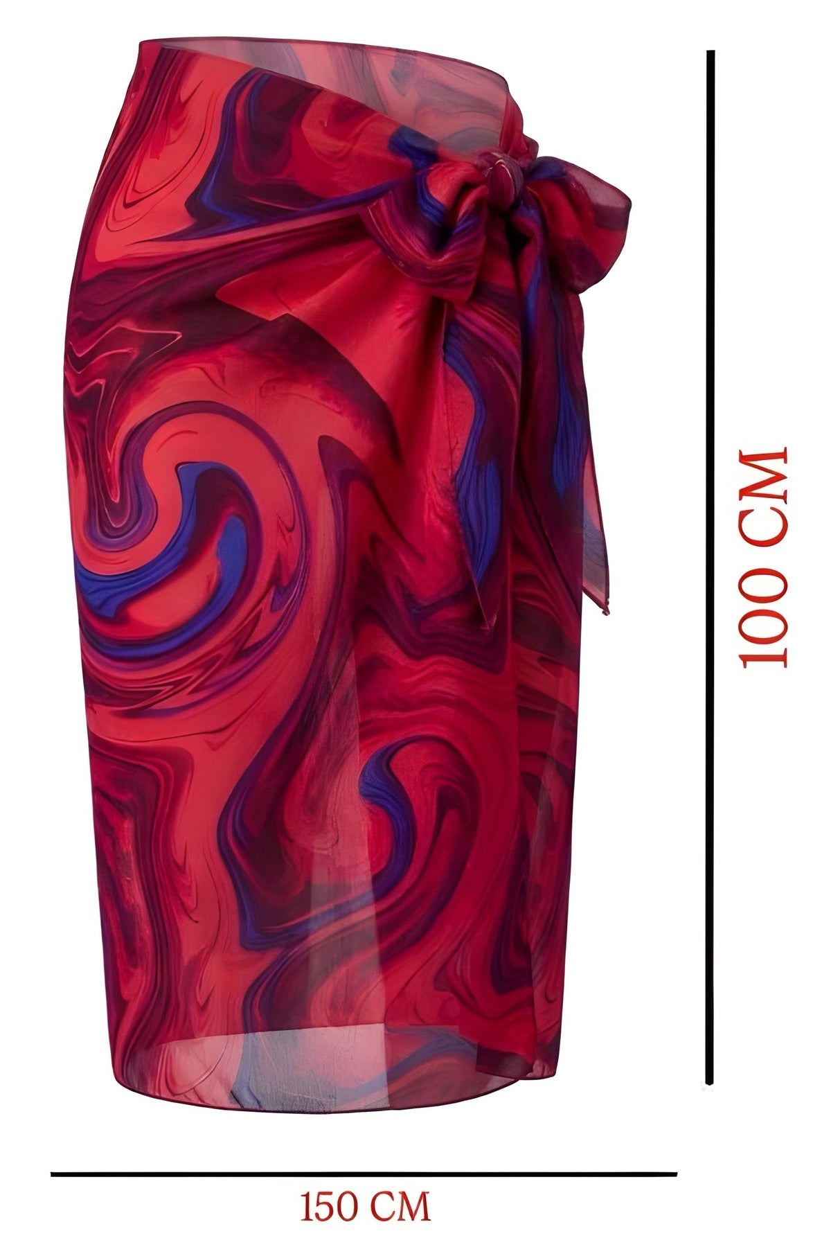 Long Sleeve Zippered Pareo Swimsuit - MALLTURK