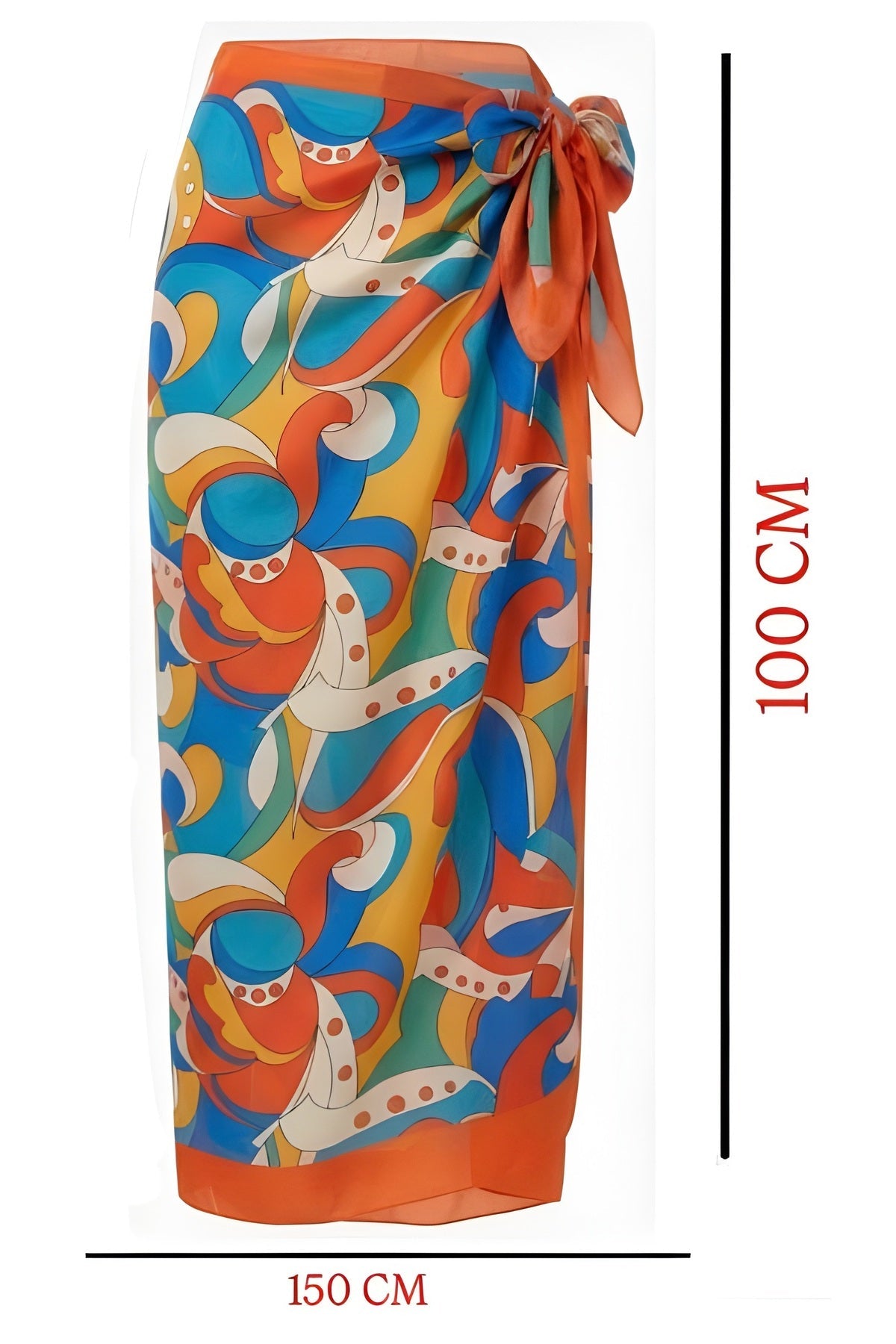 Long Sleeve Zippered Pareo Swimsuit - MALLTURK