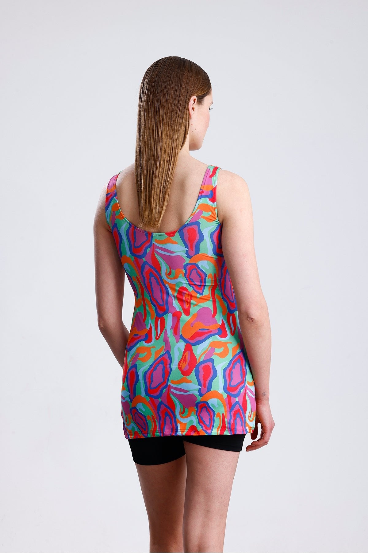 Lycra Strappy Patterned Shorts Swimsuit Is a Perfect Fit - MALLTURK