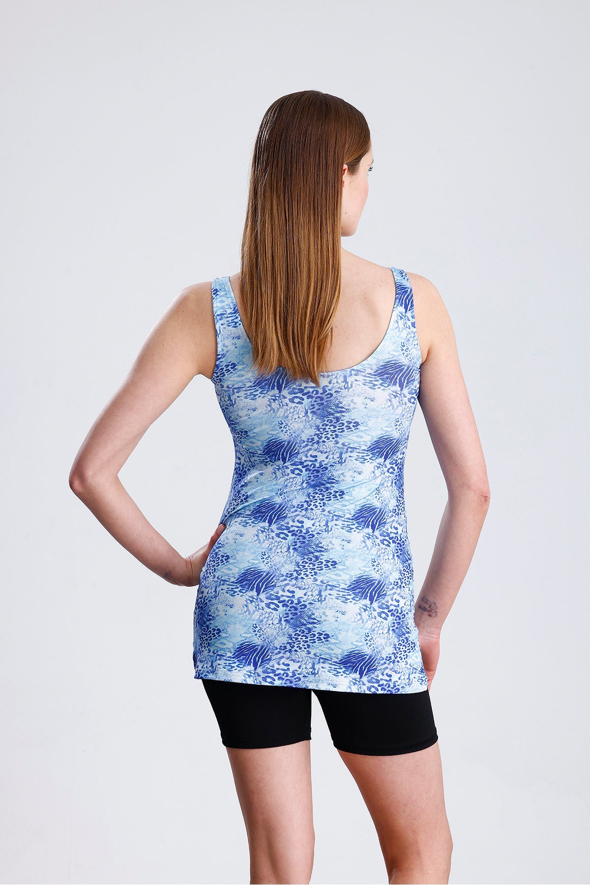 Lycra Strappy Patterned Shorts Swimsuit Is a Perfect Fit - MALLTURK