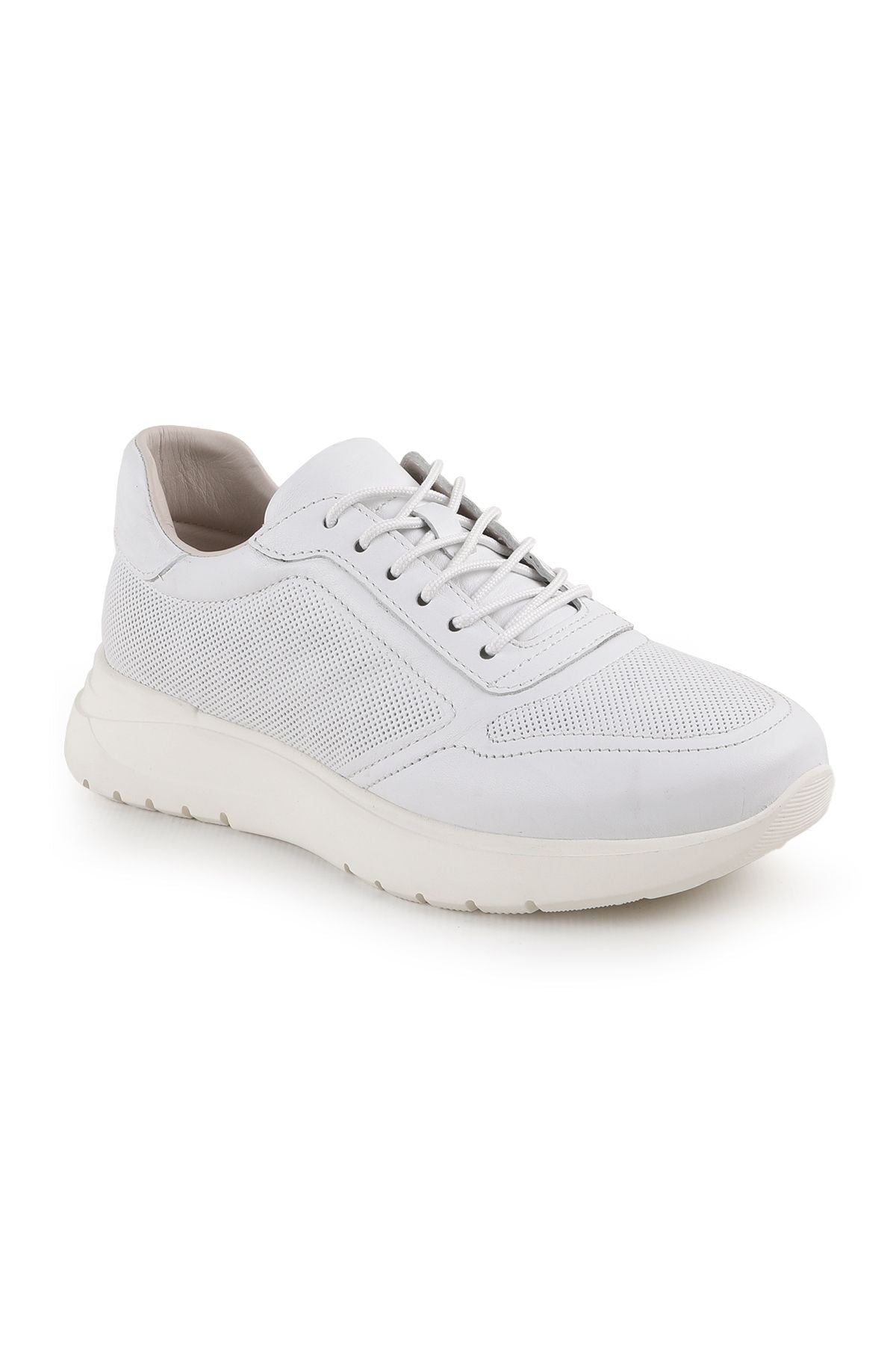 Lz5083 Casual Leather Women's Shoes White - MALLTURK