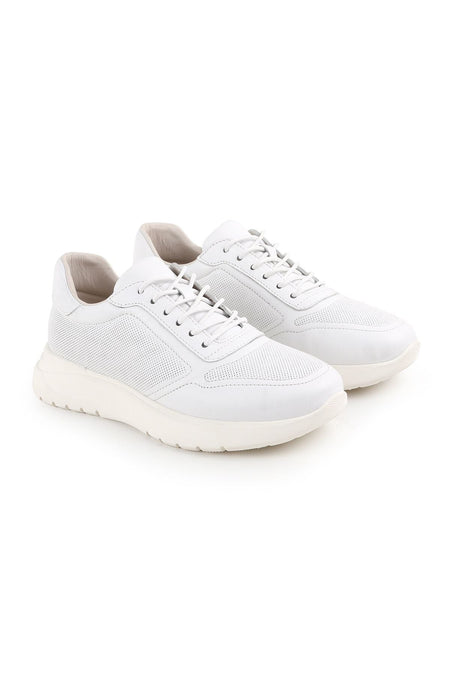 Lz5083 Casual Leather Women's Shoes White - MALLTURK