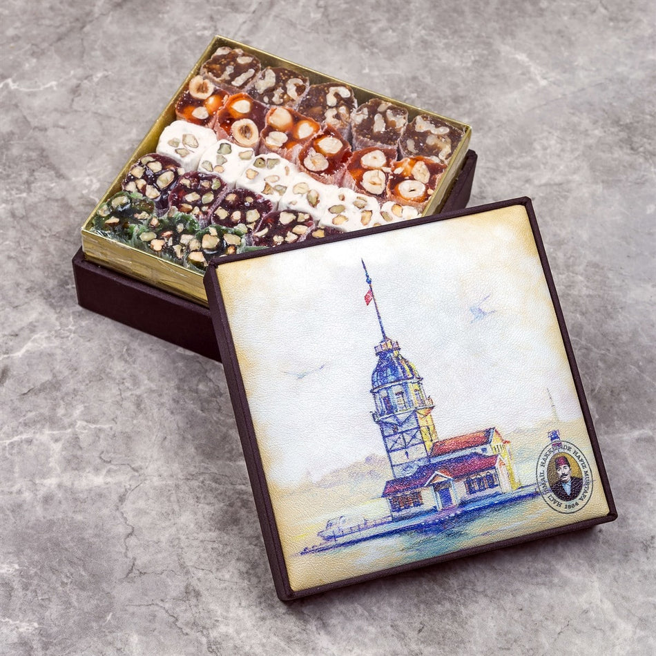 Maiden's Tower Turkish Delight Box, Hafiz Mustafa - MALLTURK