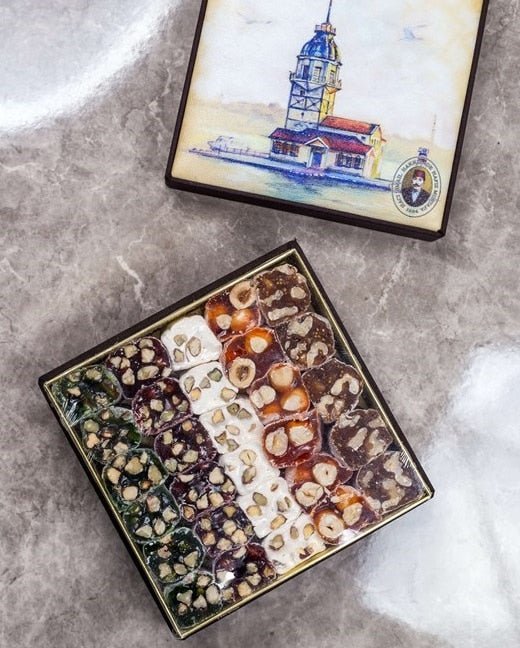 Maiden's Tower Turkish Delight Box, Hafiz Mustafa - MALLTURK