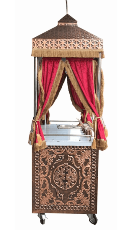 Maraton Copper Sand Coffee Machine with Stand - Kahveci Guzeli - MALLTURK