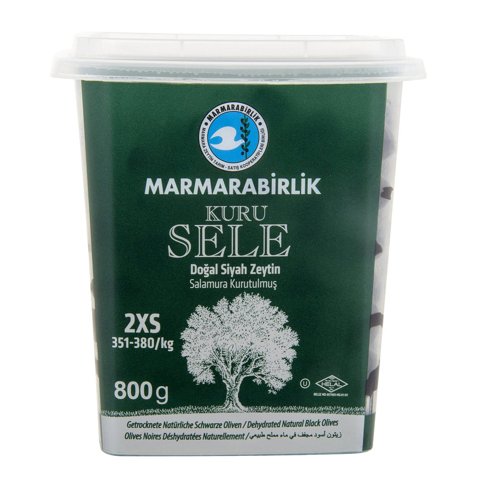 Natural Black Olives, Marmarabirlik, 800g – 28oz