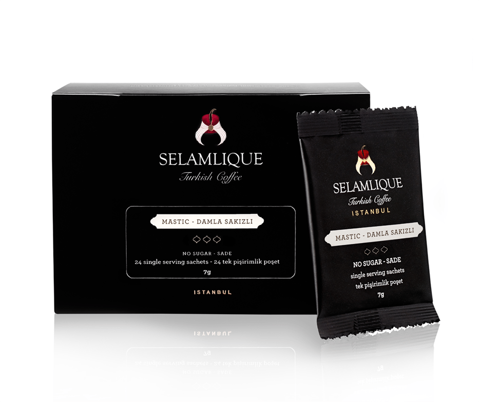 Порционные упаковки турецкого кофе Selamlique с мастикой, 24 шт.