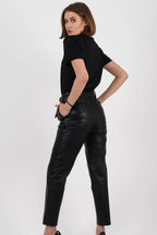 100% Genuine leather women's trousers