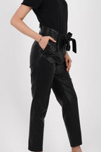 100% Genuine leather women's trousers