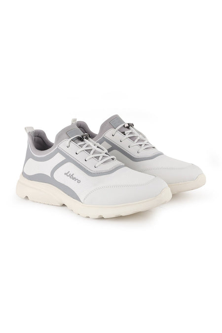Men's Antique Leather Knitwear Sneaker Lightweight Eva Sole Casual Sports Shoes L6005 - MALLTURK