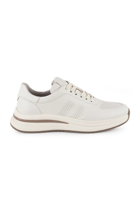Men's Antique Leather Sneaker Lightweight Eva Sole Casual Sports Shoes H1130 - MALLTURK
