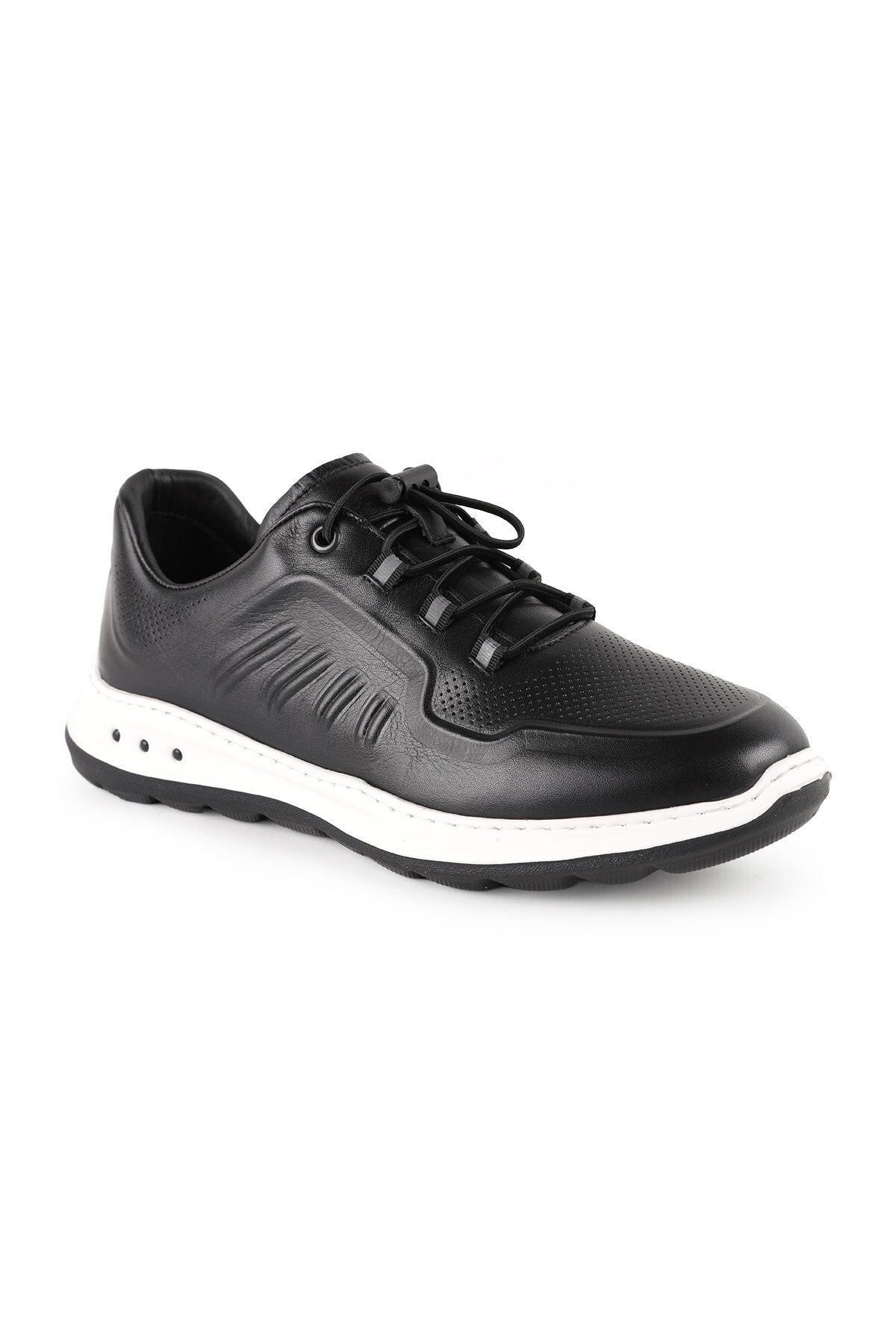 Men's Antique Leather Sneaker Lightweight Eva Sole Casual Sports Shoes H1133 - MALLTURK