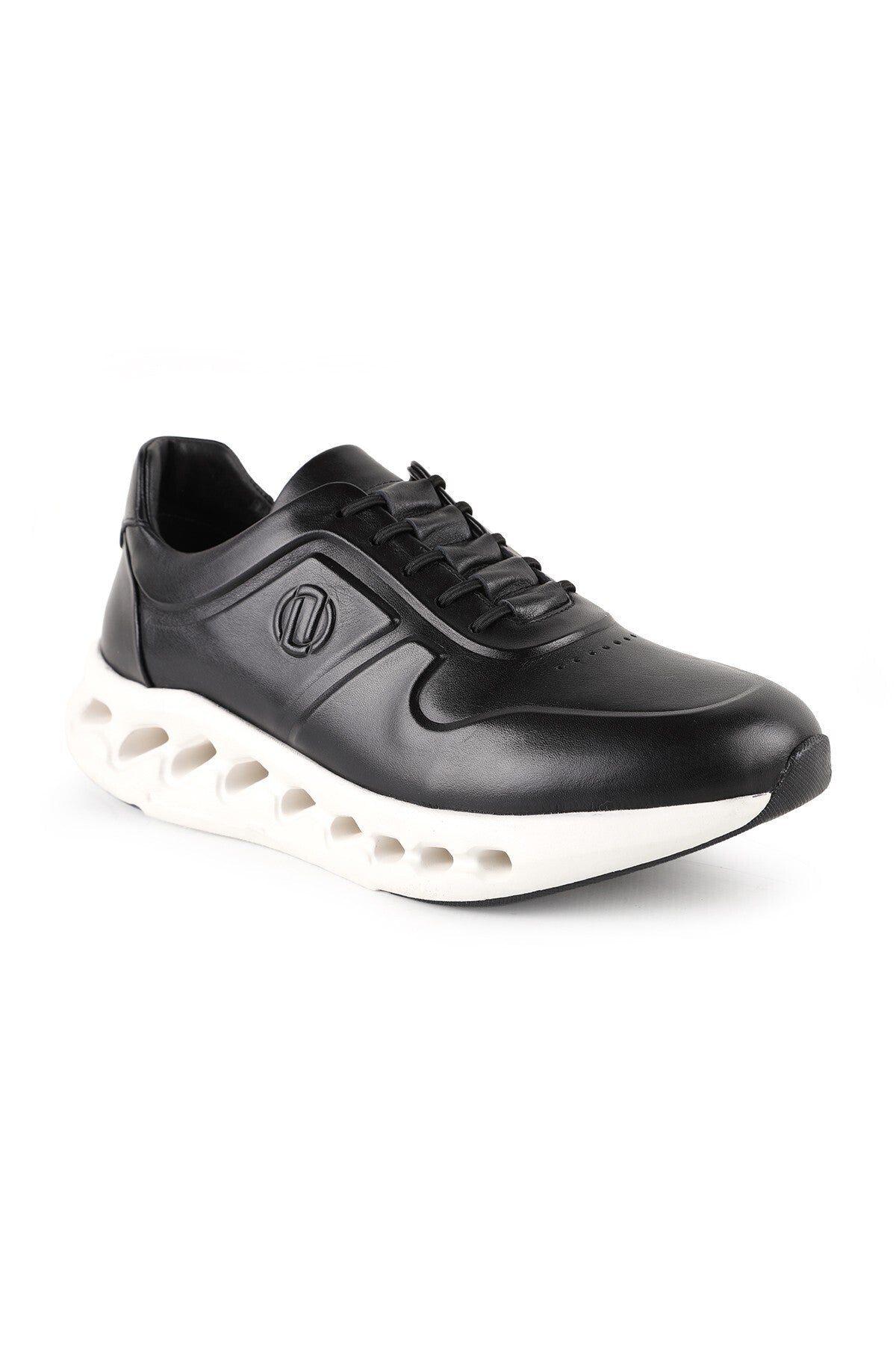 Men's Antique Leather Sneaker Lightweight Eva Sole Casual Sports Shoes L5984 - MALLTURK