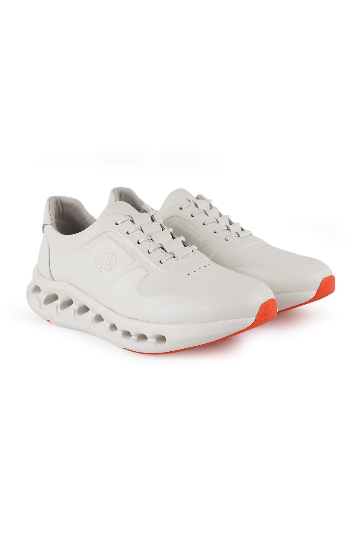 Men's Antique Leather Sneaker Lightweight Eva Sole Casual Sports Shoes L5984 - MALLTURK