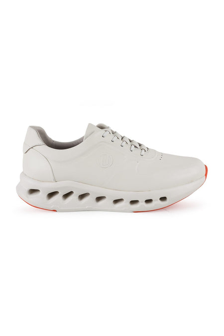 Men's Antique Leather Sneaker Lightweight Eva Sole Casual Sports Shoes L5984 - MALLTURK
