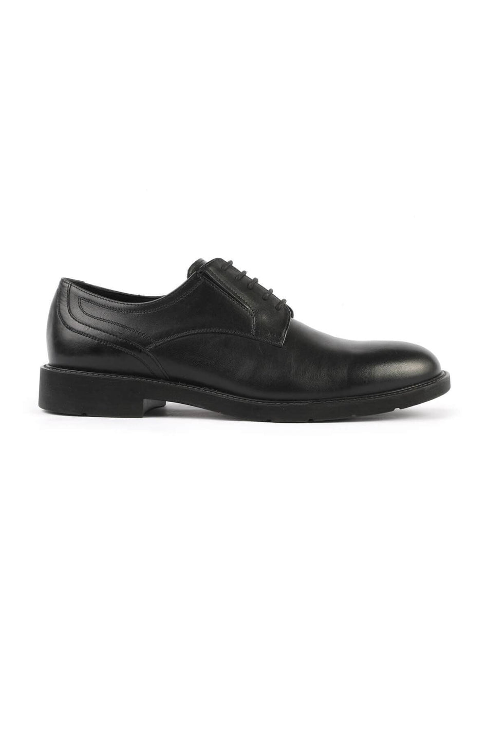 Men's Black Lace-up Casual Shoes 2922 - MALLTURK