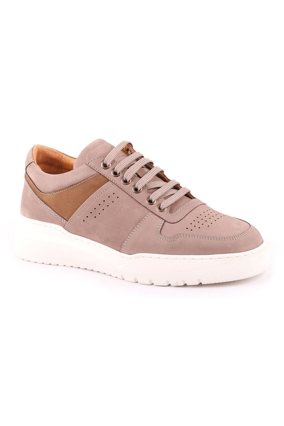 Men's Casual Nubuck Leather Shoes - L4705 Mink - MALLTURK