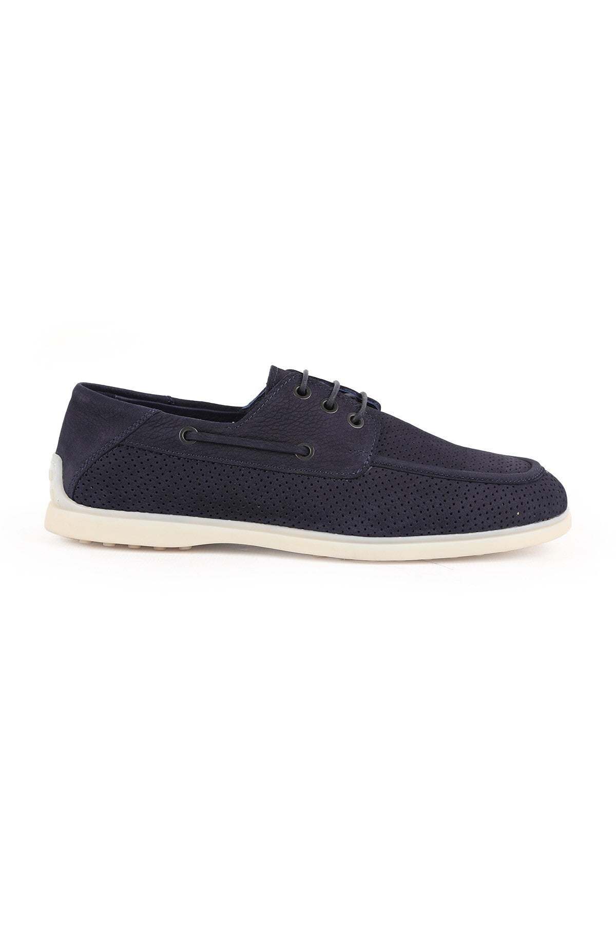 Men's Casual Shoes Genuine Nubuck Leather Practical Slip-On Flat Flexible Rubber Sole Loafer Sneaker L6037 - MALLTURK