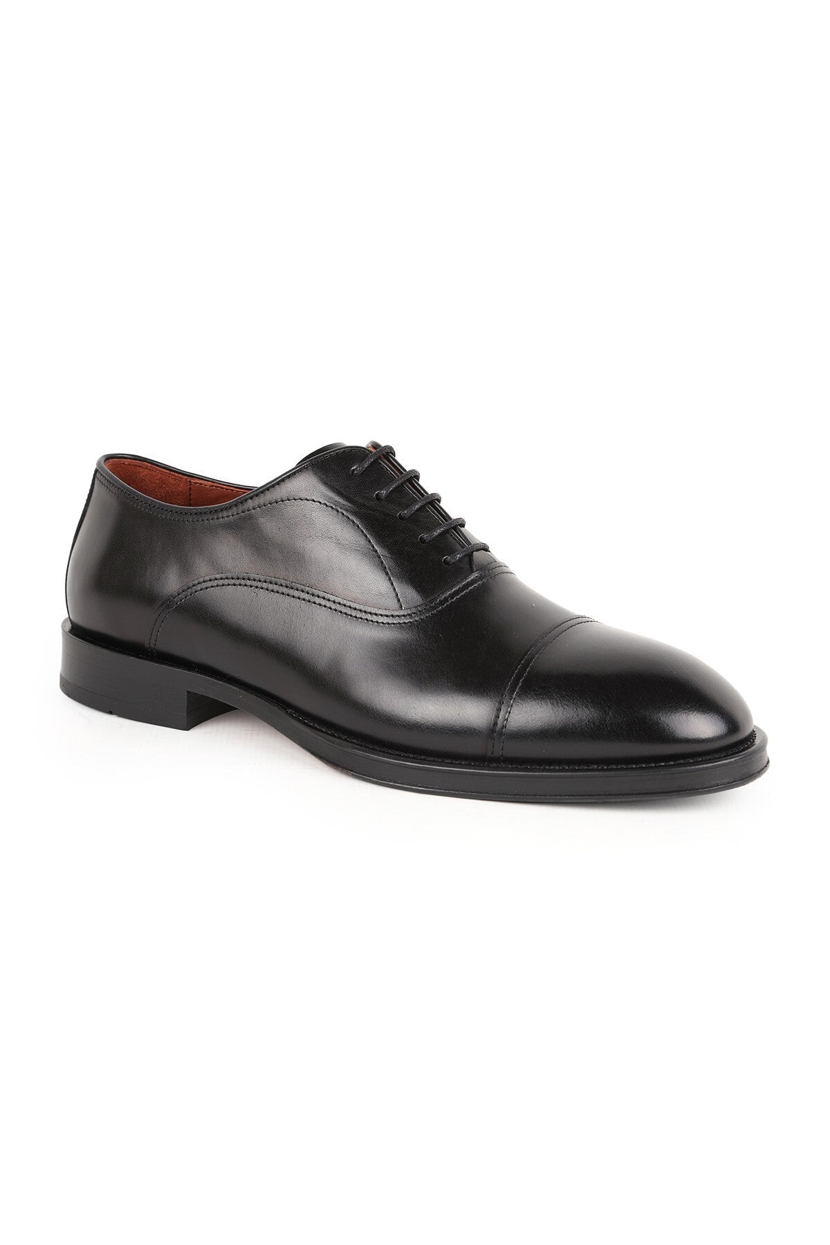 Men's Classic Shoes Genuine Leather Antique Finish Lace-Up Flexible Injection Rubber Sole Daily Use L6236 - MALLTURK