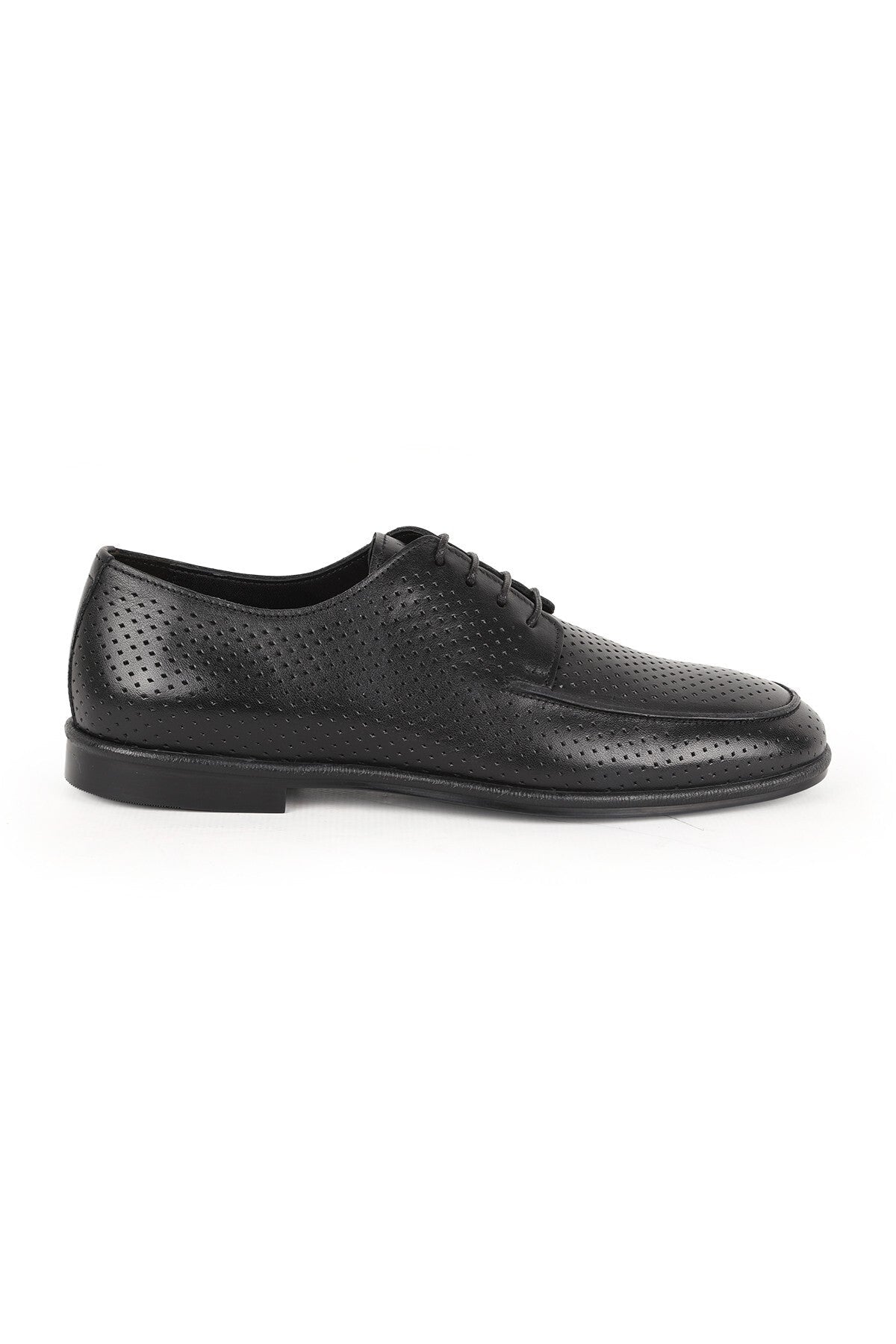 Men's Classic Shoes Genuine Leather Antique Perforated Summer Derby Lace-Up Groom's Shoes Flexible Rubber Sole L6 - MALLTURK
