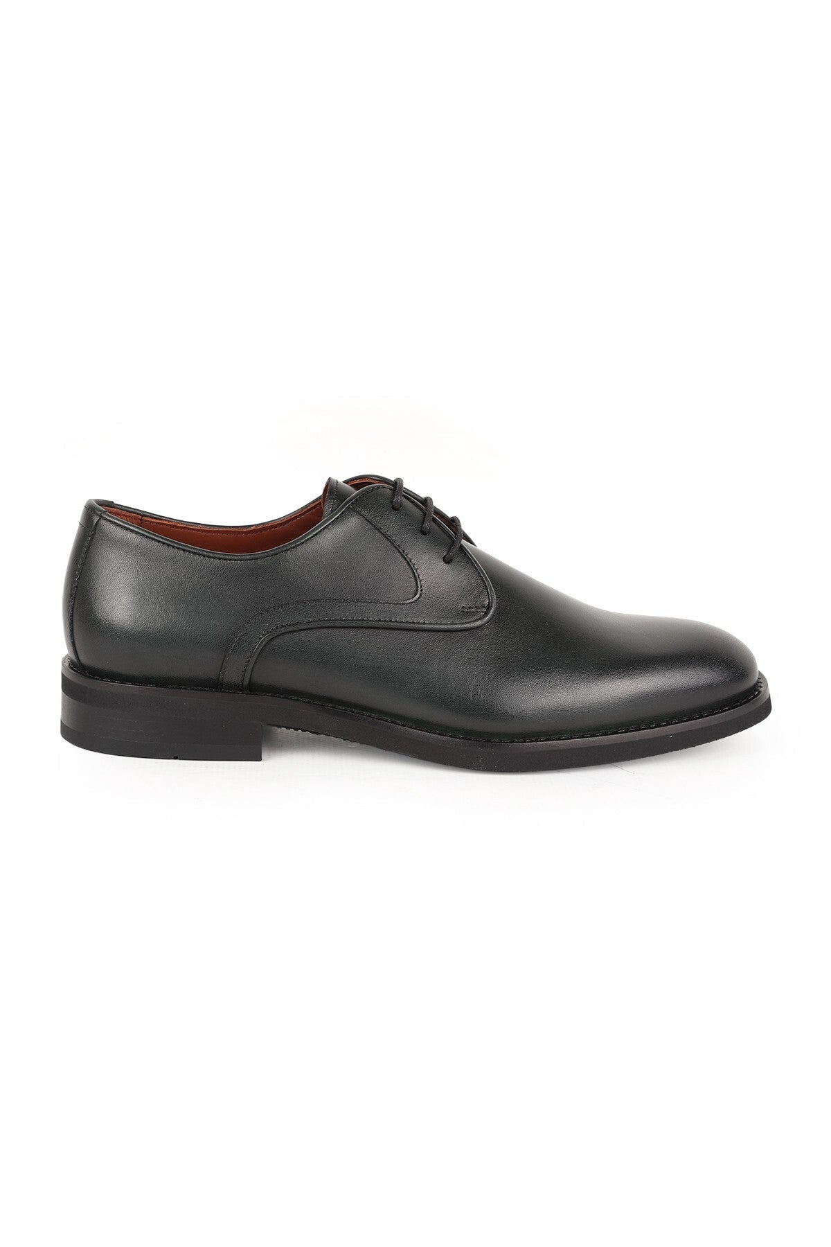 Men's Classic Shoes Genuine Leather Lace-Up Flat Toe Lightweight Flexible Eva Sole Suit Derby L5612 - MALLTURK