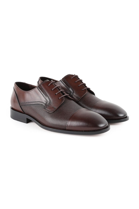 Men's Classic Shoes Genuine Leather Leather Sole Lace-Up Oxford Casual Office Shoes L5817 - MALLTURK