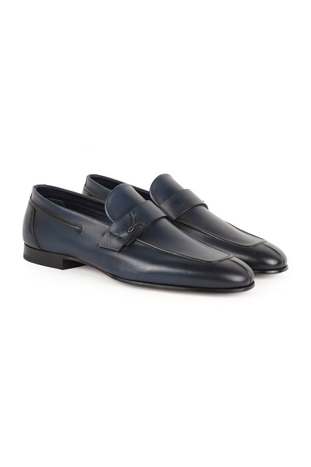 Men's Classic Shoes Genuine Leather Loafer Leather Sole Laceless Groom's Suit L5607 - MALLTURK