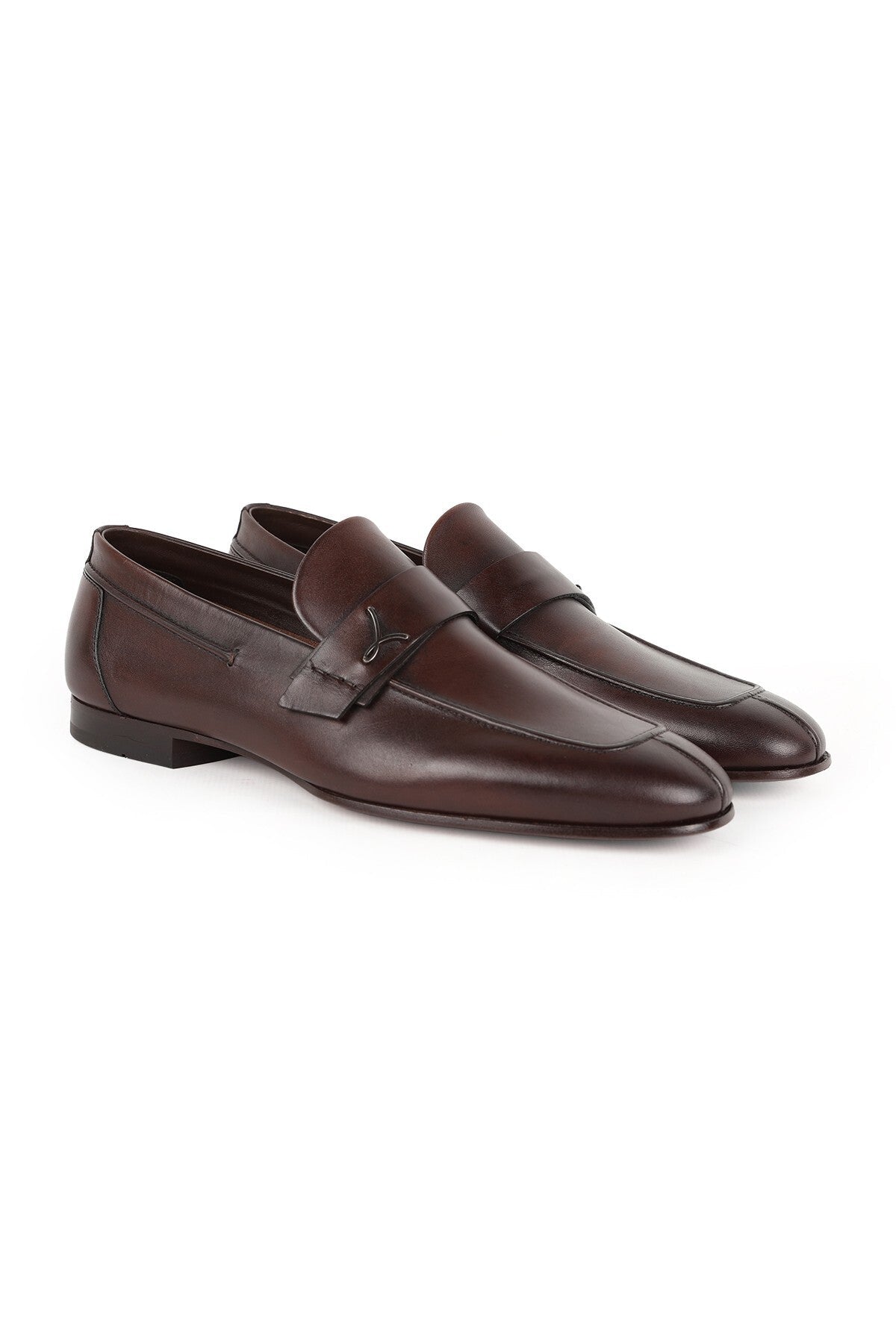 Men's Classic Shoes Genuine Leather Loafer Leather Sole Laceless Groom's Suit L5607 - MALLTURK
