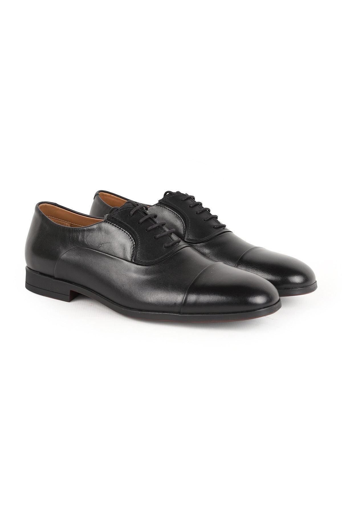 Men's Classic Shoes Genuine Leather Oxford Lace-Up Groom Suit Flexible Rubber Sole L5934 - MALLTURK